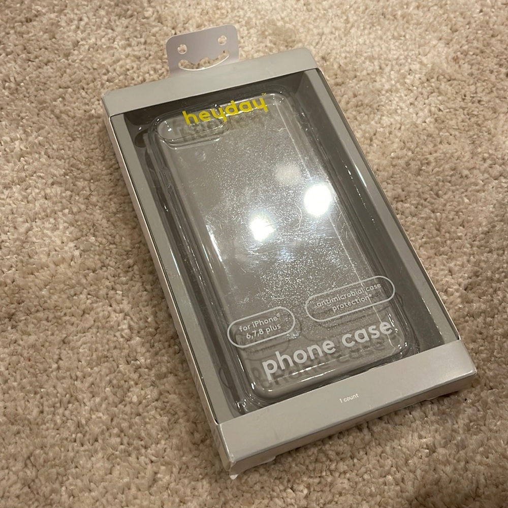 New Heyday Clear iPhone 6,7,8 plus phone case